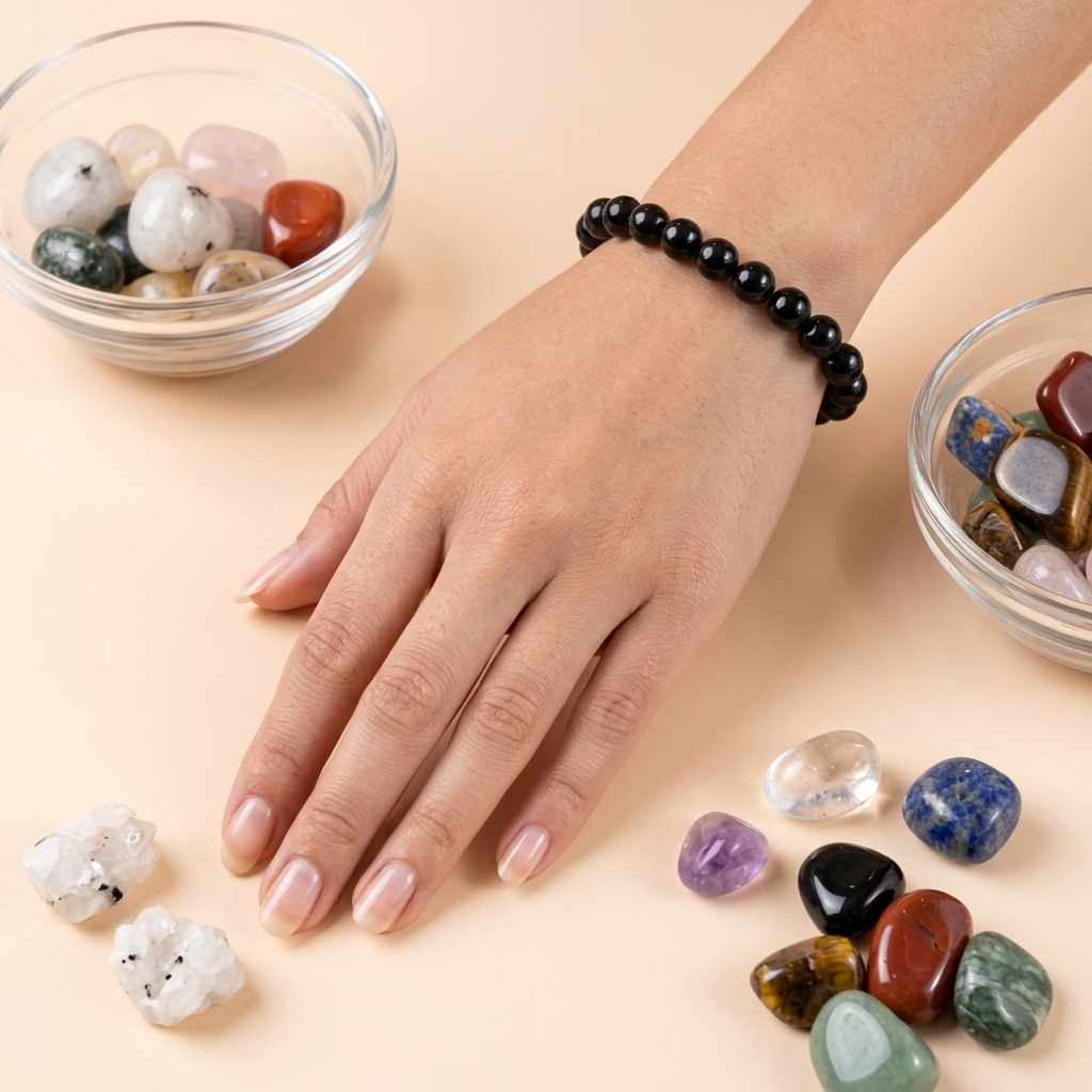 Black Tourmaline Bracelet Round