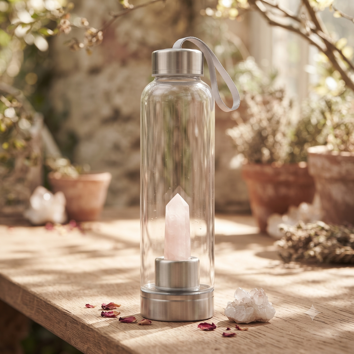 Gemstones bottle
